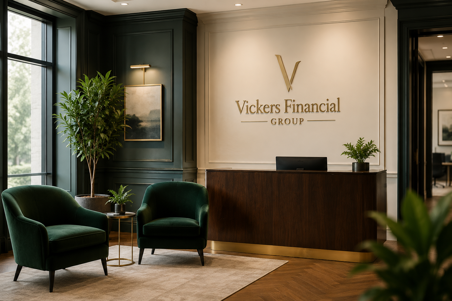 Inside Vickers Financial Group's Bowie, MD office